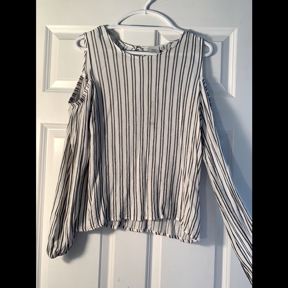 White striped blouse